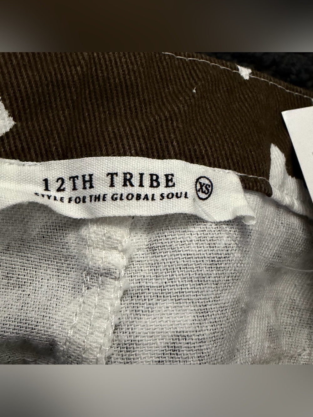 NWT 12th Tribe Cow Print Y2K Western Micro Mini Shorts - Picture 5 of 7